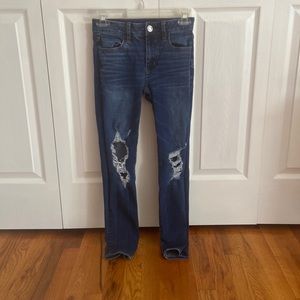 American eagle, ripped jeans, size 00 short